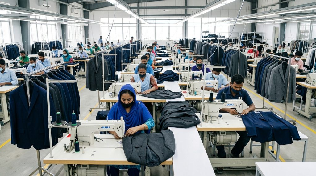 European blazer manufacturing