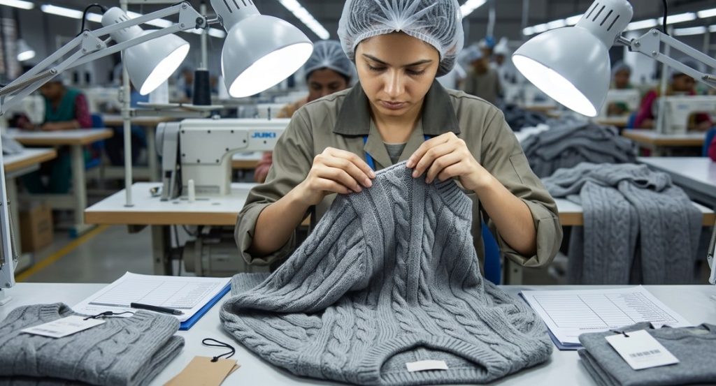 Quality control inspection knitwear manufacturer Bangladesh
