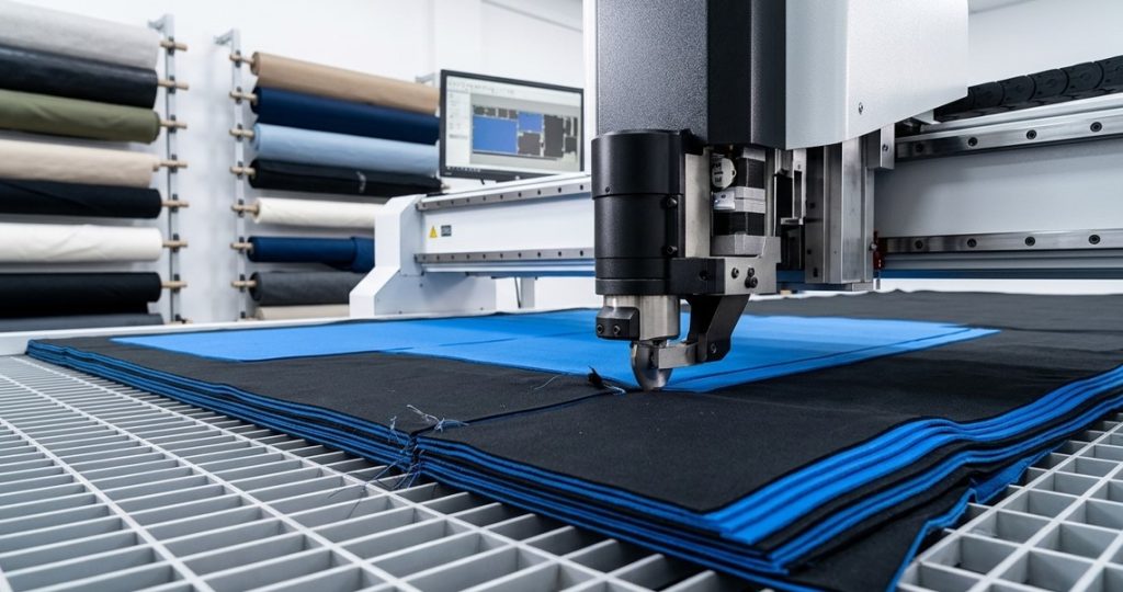 Sportswear fabric cutting